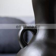 Figurines Creative Design Model Home Decorative Abstract Handmade Body Base Large Art Ceramic Flower Vase thumbnail-5