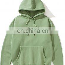 Street Style Custom Oversized Mens Hoodies Blank Plain Bulk Winter Jumper Men's Sweatshirt P thumbnail-5