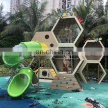Children Playhouse Toy Outdoor Playground Slides 10-35 Children 1 Set 3D Installation Instructions Customized 3-12 Ages WD-DZ003 thumbnail-2