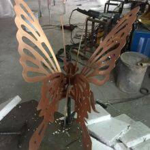 Modern Customized Bronze Creative Sculpture Butterfly Crafts Metal Outdoor Sculpture thumbnail-3