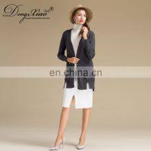 Custom Latest Ladies Sweaters Women Button Front Cashmere Sweater Cardigan thumbnail-2