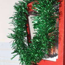 Halloween Pumpkin Tinsel Garlands - Matte Sharp Point Decor for Holiday & Window Dressing thumbnail-4