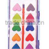 12-color Water Color Cake(sheet-solid)