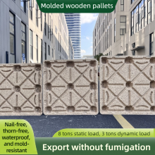 High-Strength, Nail-Free, Splinter-Free Molded Wood Pallets — Specialized for Warehousing and Logistics thumbnail-1