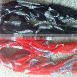 Black Leopard Printed Scarf Stock Animal Scarf Stock Scarf thumbnail-1