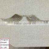 Wholesale Diy Accessories Zinc Alloy Hollow Out Big Wings Pendant thumbnail-3