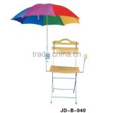 Kids Blue Beach Chair Umbrella Purple color