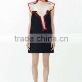 Newest 100% Cotton Neck Flower Lace for 2014 Summer Collections thumbnail-2