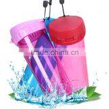Filter Plastic Handle Tea Water Cup ,Colorful Water Bottles