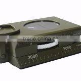 Metal Waterproof and Shockproof Compass Zinc Alloy Material Military Green thumbnail-2