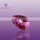 Best selling products synthetic pear loose crystal stone