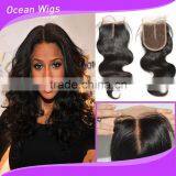 Virgin Hair Bundles With Lace Closure, Body Wave, Natural Color thumbnail-1