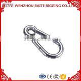 8mm STAINLESS STEEL SNAP HOOK WITH EYELET DIN 5299 FORM A thumbnail-1