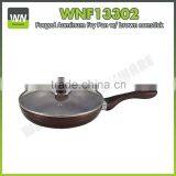 Hot Sale Aluminium Master Pan White Ceramic Fry Pan Compartment Frying Pan With Soft Touch Handle thumbnail-5