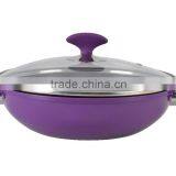 30cm Non Stick Crepe Pan Press Aluminum Pizza Pan thumbnail-2