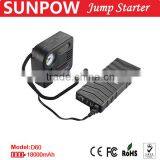 SUNPOW Battery Booster Pack 18,000mAh Portable 12V Gasoline and Diesel Car Battery Charger Jump Starter thumbnail-5