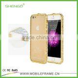 Diamond Bling Bling Surface Metal Bumper Case for IPhone6/6Plus