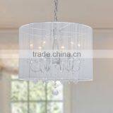 Ceiling Light Modern Chandelier Lamp Pendant Light with Fabric Shade CZ1067/6W