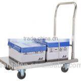 Update International 300 lb Capacity Four Wheel Folding Hand Truck Trolley