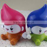 Cute Girls Doll Lastic Pvc Coin Bank for Kids thumbnail-2