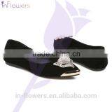 2015 Spring Newest European and American Shallow Mouth Beaded Flat Pointed Shoes Women Shoes thumbnail-6