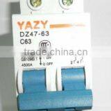 circuit breaker DZ47-63 63A Poles 2 MCB economical shippment                        
                                                Quality Choice