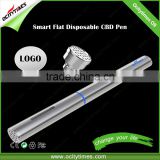 Ocitytimes O9 Flat Shape disposable vaporizer pen/DISPOSABLE MEDICAL cbd oil vape pen