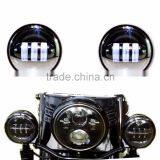 LED Auxiliary Lights Fits Harley Motorcycles 4.5 Inch Auxiliary Lights Led Fog Light Supplier's Choice thumbnail-2