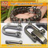 Yukai Paracord Bracelet Shackle Clasp Adjustable Dee Shackle Buckle in Low Price thumbnail-3