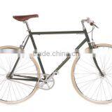 Retro Bike Single Speed European Retro Fixie Bike Single Gear Fixie Gear Bicycle thumbnail-5