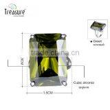 Gemstone Jewelry Body Crystal Jewelry 925 Silver Ring Zircon Ring China Factory thumbnail-4