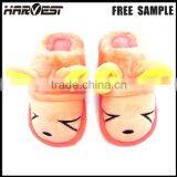 Latest Custom Made Plush Funny Indoor House Slipper , Bulk Kid Home Animal Shape Slipper thumbnail-5
