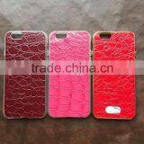 Electroplate TPU+Leather Back for Iphone 6 6s Case With Custom Logo and High Quality thumbnail-6