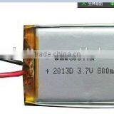 3.7v 800mah Lithium Polymer Battery With Size 603443