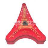 Eiffel Tower Tin Box, Eiffel Metal Box, Tower Storage Box