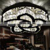 Flower Shaped 220V Crystal Ceiling Lamp Round Wholesale Ceiling Lamp thumbnail-2