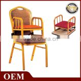 BB-003 Best price metal padded restaurant baby chair for sale
