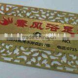 2015 Hot Selling High Quality Cheap Logo DIY Stainless Steal Businesss Card /Golden /silvery Color Vip Card for Membership thumbnail-3