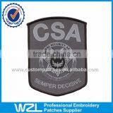 CSA Merrow Woven Clothing Patch, Security Woven t Shirt Tags Patch