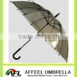 23"x8k black plastic umbrella
