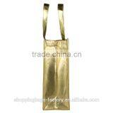 Laminated Reusable Divided Single Bottle Wine Tote Wholesale thumbnail-3