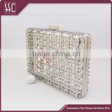 Shiny Silver Box Purse Frame Clutch Frame thumbnail-2
