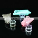 pe 60g plastic tube for strawberry body wash with acrylic cap