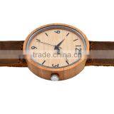 Leather Watch Strap Bamboo& Wood Smart Man Watch thumbnail-6