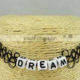 Black Elastic Nylon Rope With Animal Motifs Choker Necklace thumbnail-4