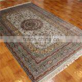 5x8ft Persian Silk Rugs Popular Sale Golden Sunflower Designs Silk Rug thumbnail-2