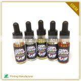 Competitive Price Private Pet E-liquid Bottle Lable Sticker thumbnail-1