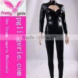 PVC Vinyl Lingerie,Polo Bodysuit,Brand Women's Tops thumbnail-2