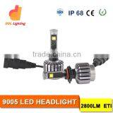 Waterproof Automobiles & Motorcycles 9005 Car Led Headlight Single Beam Headlight for Cars