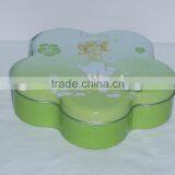 Irregular Tin Box, Hexagon Tin Can,plum Flower Tin Box thumbnail-1